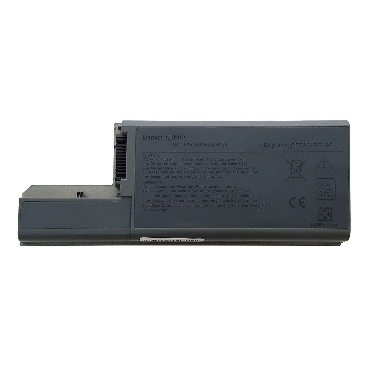 باتری لپ تاپ 6 سلولی برای لپ تاپ مدل Latitude D830                     غیر اصل