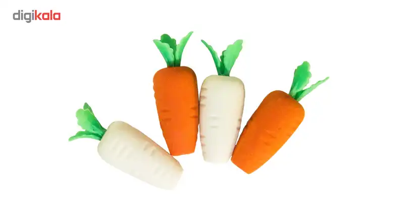 پاکن کن فانتزی مدل هویج بسته 4 عددی