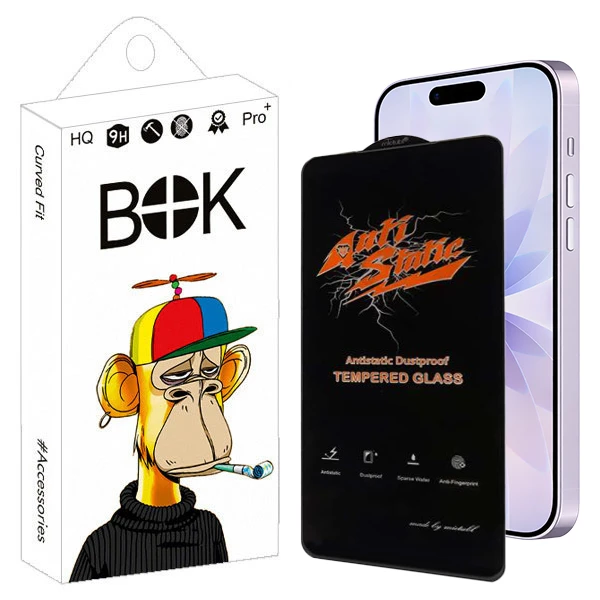 محافظ صفحه نمایش انتی استاتیک بوک مدل Nevox مناسب برای گوشی موبایل اپل IPhone 17