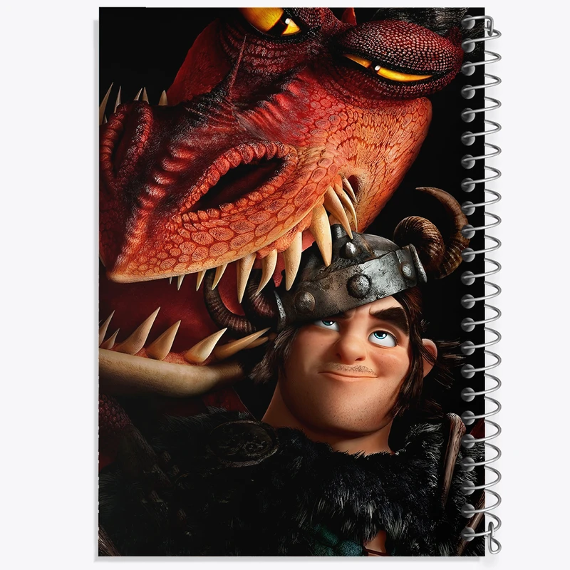 دفتر مشق 50 برگ خندالو طرح اژدها سواران کد F8306