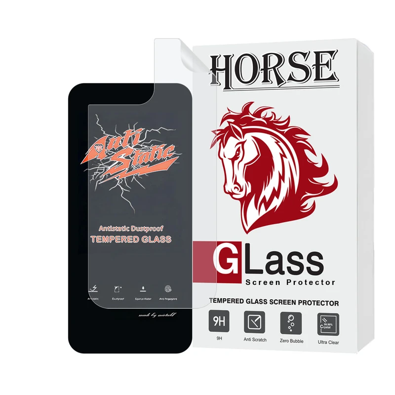 محافظ صفحه نمایش هورس مدل ANTNABKHO مناسب برای گوشی موبایل اپل iPhone 15 به همراه محافظ پشت گوشی