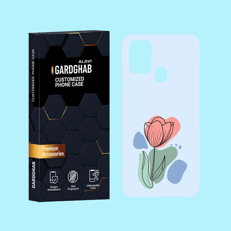 کاور گارد قاب علوی مدل گل مناسب برای گوشی موبایل سامسونگ Galaxy M31