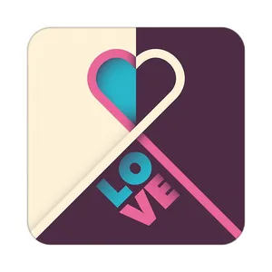 زیر لیوانی کاکتی طرح عاشقانه مدل mp38978