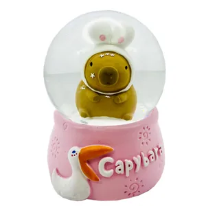 گوی چراغ‌دار مدل مینی Capybara طرح کوالا خرگوش عاشق کد D1623.15 