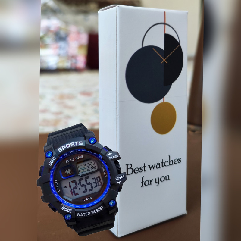 ساعت مچی دیجیتال بچگانه مدل تک زمانه کد 3