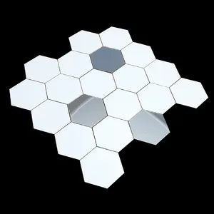   دیوارپوش مدل کاشی بین کابینتی پلیمری پشت چسبدار آشپزخانه کد H203 بسته 6 عددی