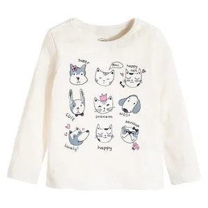 تی شرت آستین بلند دخترانه کول کلاب مدل BCG1915465