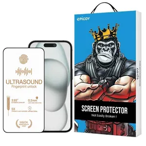 Epicoy Ultra Sound Glass Screen Protector For Apple iPhone 16/15/14 Pro