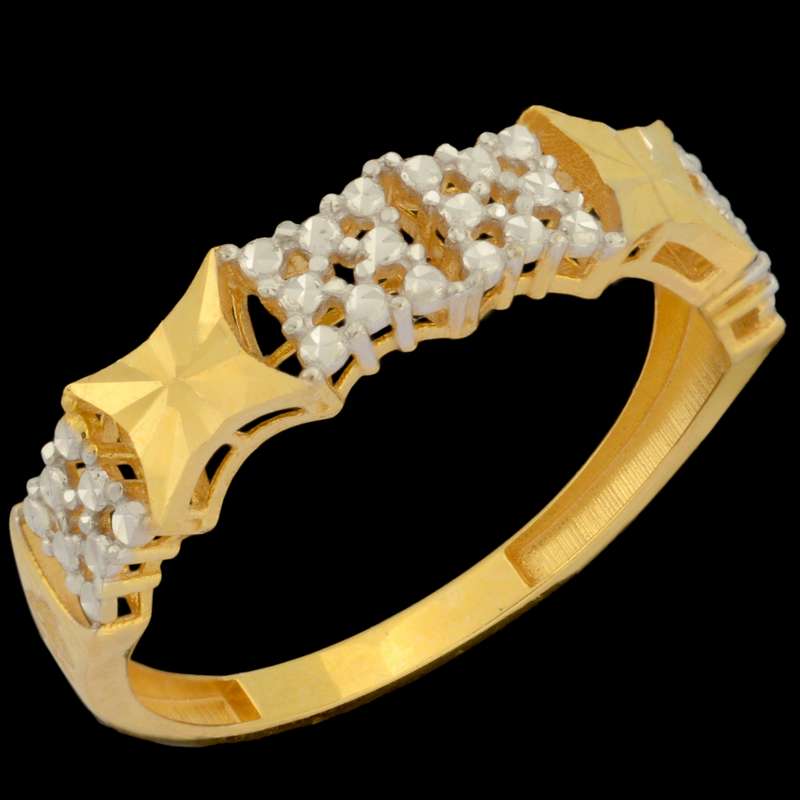 انگشتر طلا 18 عیار زنانه طلای مستجابی کد 67027
