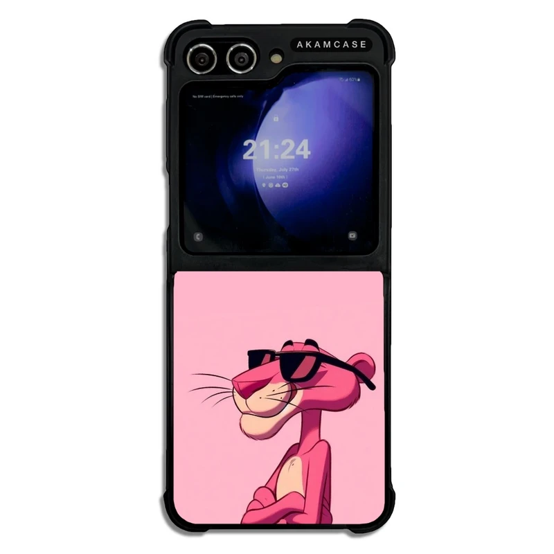 کاور آکام مدل AMC-WSGZFLIP5-PINK PANTHER3 مناسب برای گوشی موبایل سامسونگ Galaxy Z Flip 5