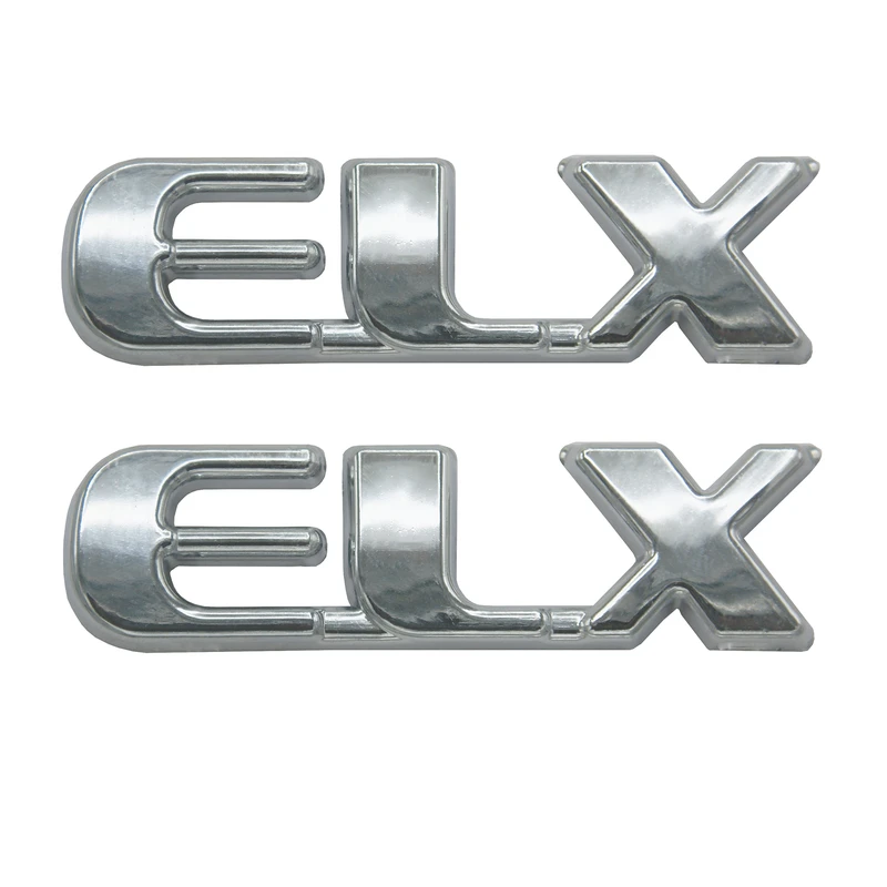 آرم بغل گلگیر خودرو بیلگین طرح ای ال ایکس مدل elx2 مناسب برای سمند  بسته 2 عددی