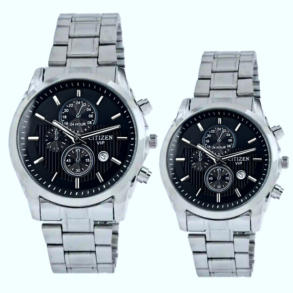 ست ساعت مچی عقربه ای زنانه و مردانه مدل Cit01