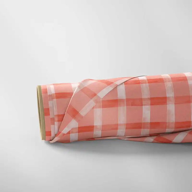 پارچه ملحفه پارچه باما مدل مخمل چهارخونه کد 5011119