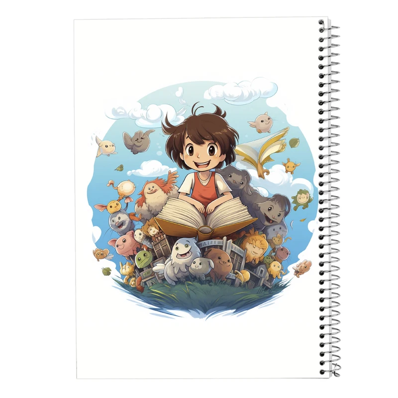 دفتر مشق 100 برگ مدوپد مدل Ghibli کد DF2382