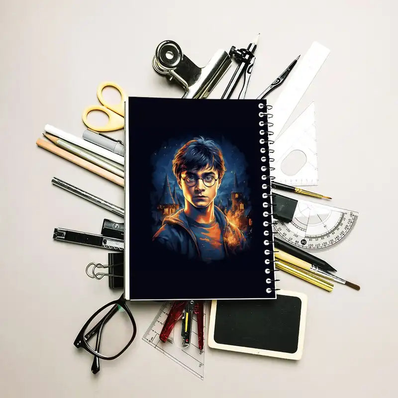 دفتر ژورنال نویسی 50 برگ مدوپد مدل نقطه ای طرح هری پاتر harrypotter کد DF10240