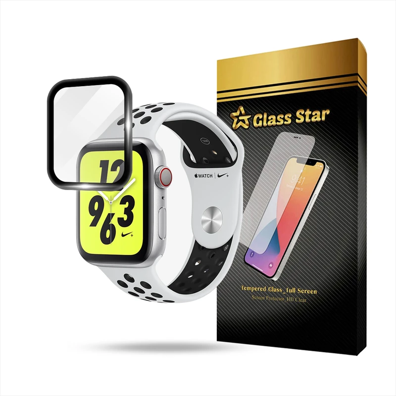 محافظ صفحه نمایش گلس استار مدل PMMW مناسب برای ساعت هوشمند اپل واچ Watch Series 4 / SE / SE 2 44 mm