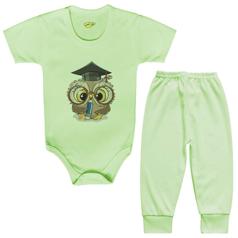 ست بادی و شلوار نوزادی کارانس مدل BSTG-3155