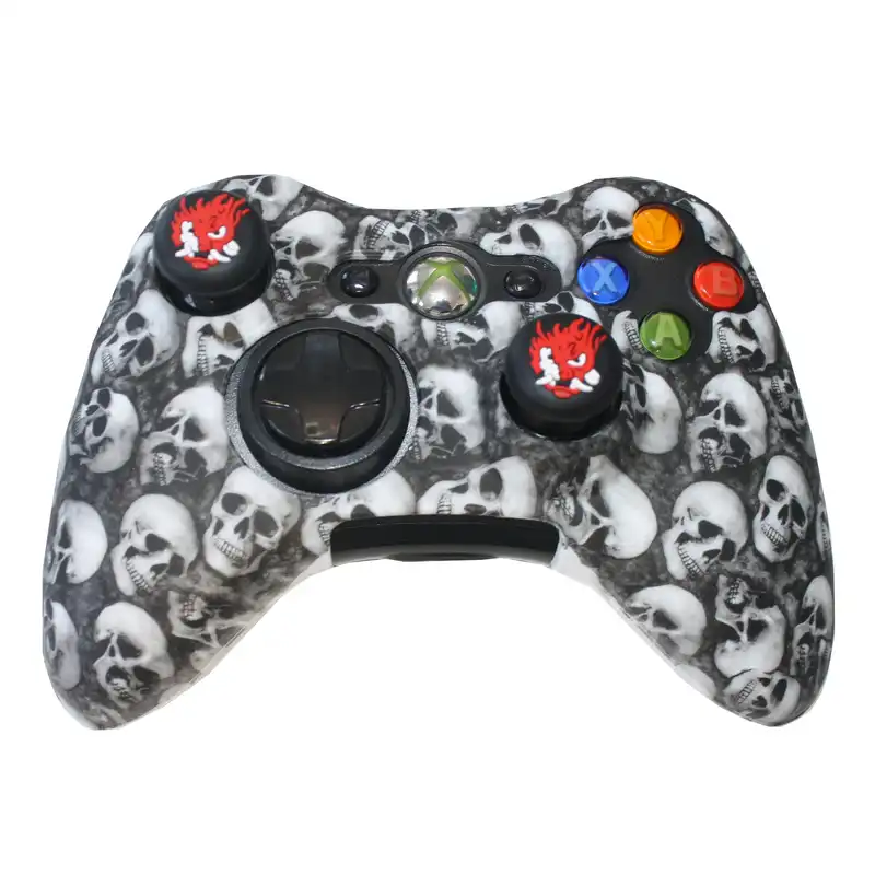 محافظ دسته ایکس باکس 360 مدل WILD skeleton به همراه روکش آنالوگ