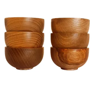 کاسه چوبی مدل کوردستان کد Mc11 مجموعه 6 عددی