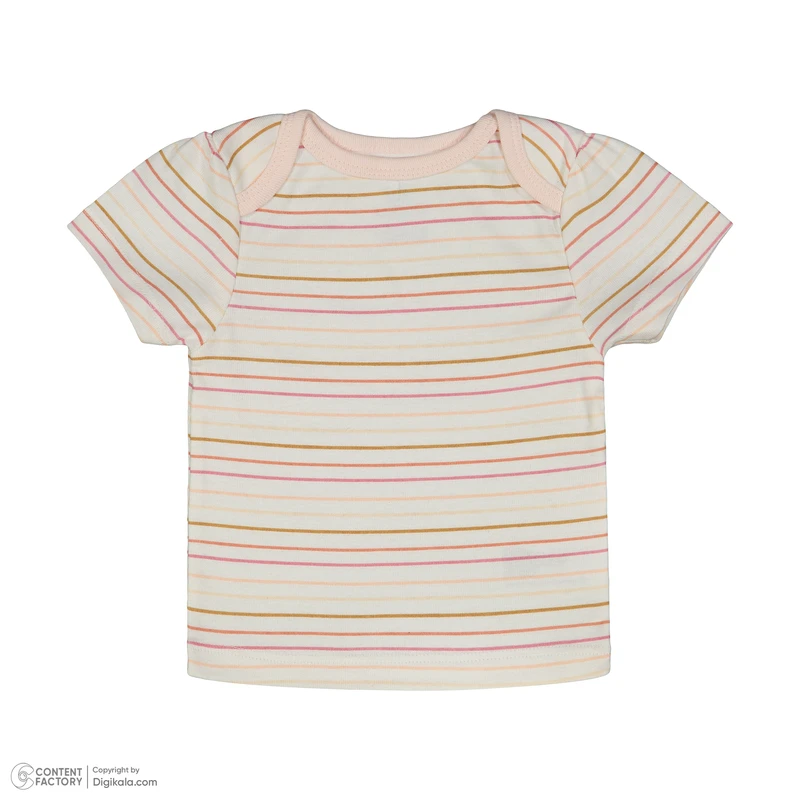 عکس شماره 3 : تی شرت آستین کوتاه نوزادی هومنیتی مدل wybgtspk4 بسته 4 عددی