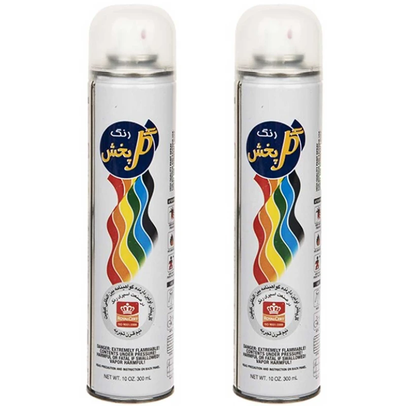 اسپری براق کننده گل پخش مدل کلر حجم 300 میلی لیتر بسته 2 عددی
