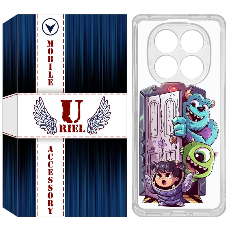 کاور یوریل مدل Clear کد 67 طرح سالیوان مناسب برای گوشی موبایل شیائومی Redmi Note 14 Pro 4G / Poco X7