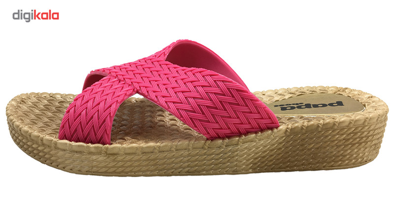 دمپایی زنانه پاپا مدل حصیری کد 2608