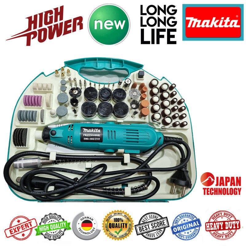 فرز مینیاتوری ماکیتا مدل RMG 300/211 مجموعه 211 عددی