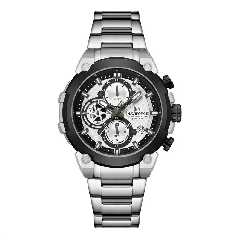 ساعت مچی عقربه‌ای کوارتز مردانه نیوی فورس مدل NF8071SWS