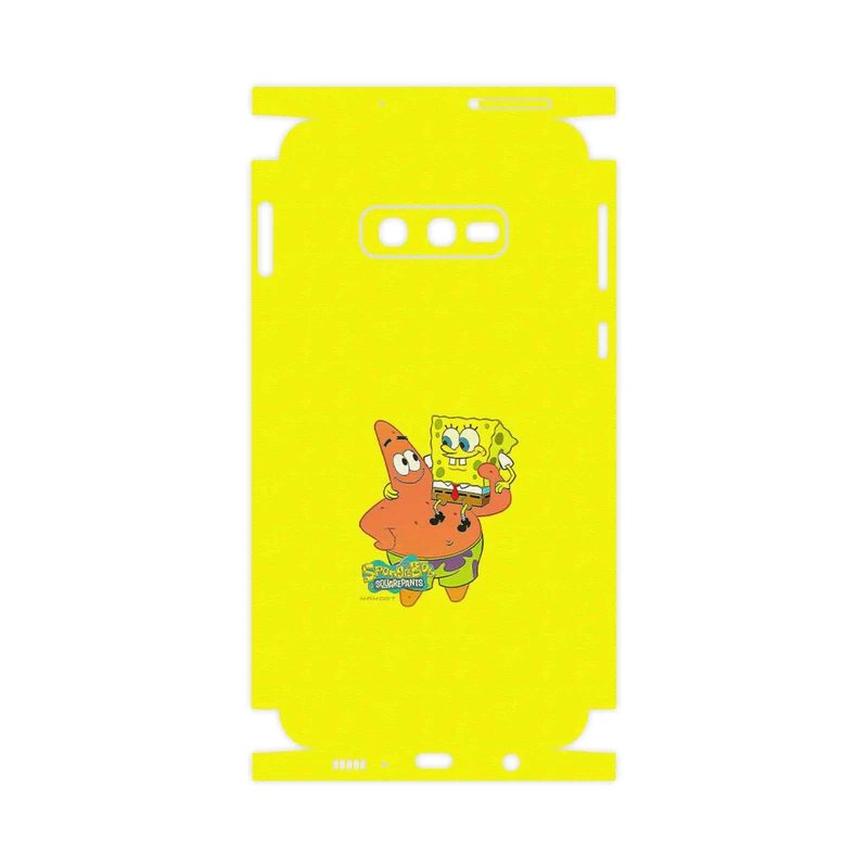 برچسب پوششی ماهوت مدل SpongeBob SquarePants-FullSkin مناسب برای گوشی موبایل سامسونگ Galaxy S10e