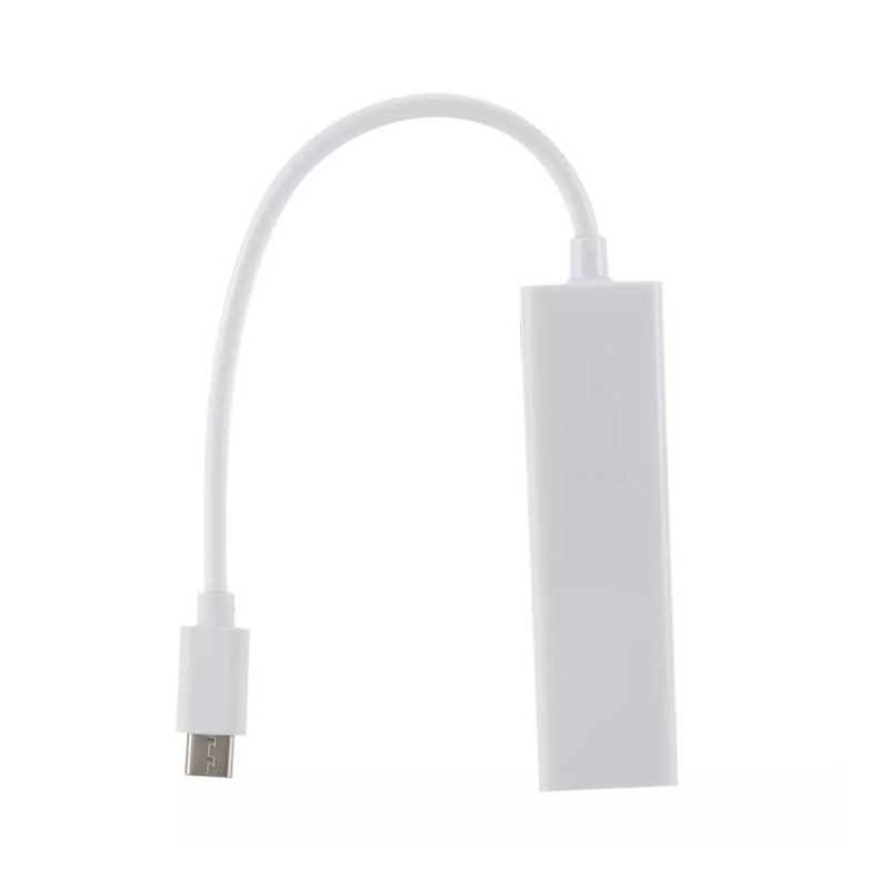مبدل USB-C به LAN/USB2 مدل 3ports