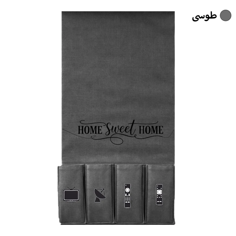 عکس شماره 5 : جای ریموت کنترل طرح لینن مدل home sweet home کد r1