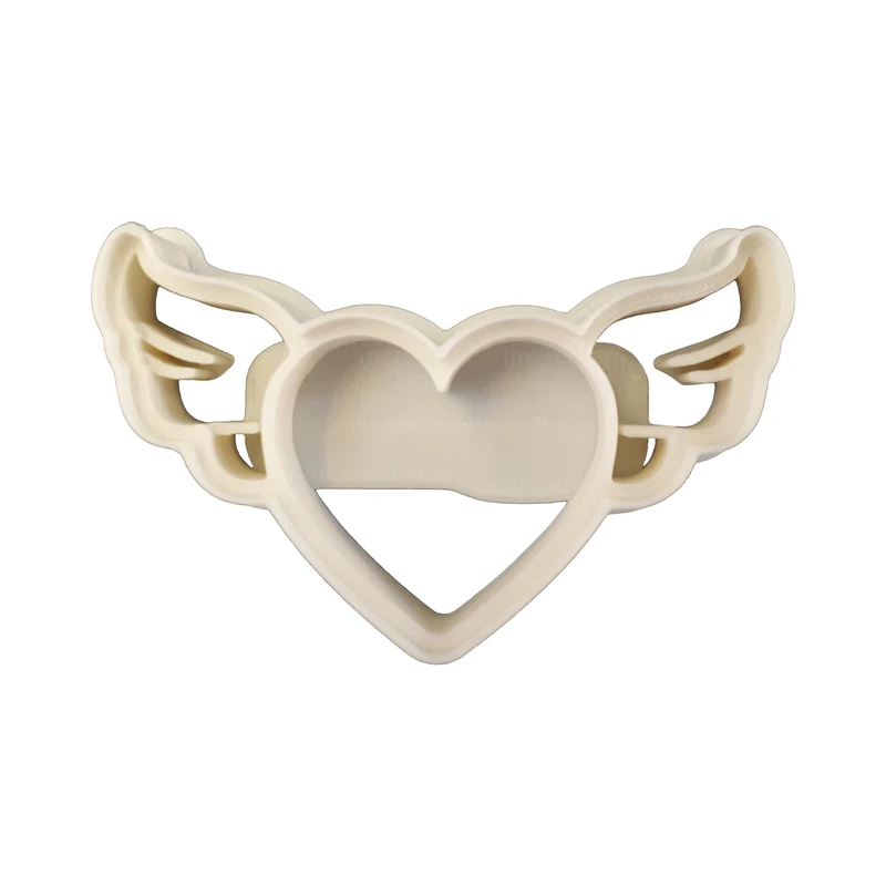 قالب بیسکویت مدل قلب بالدار کد x7y4.5z1