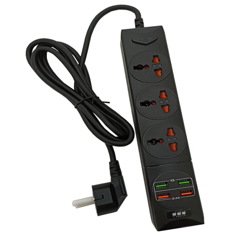چندراهی برق و هاب شارژ مدل POWER SOCKET BKL-01