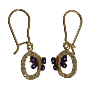 گوشواره طلا 18عیار گالری طلای کانیار مدل M742