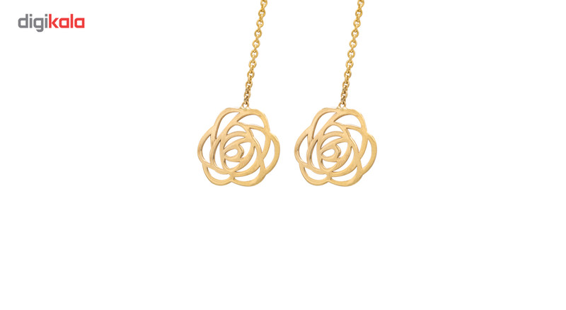 گوشواره طلا 18 عیار زنانه سپیده گالری کد SE0018