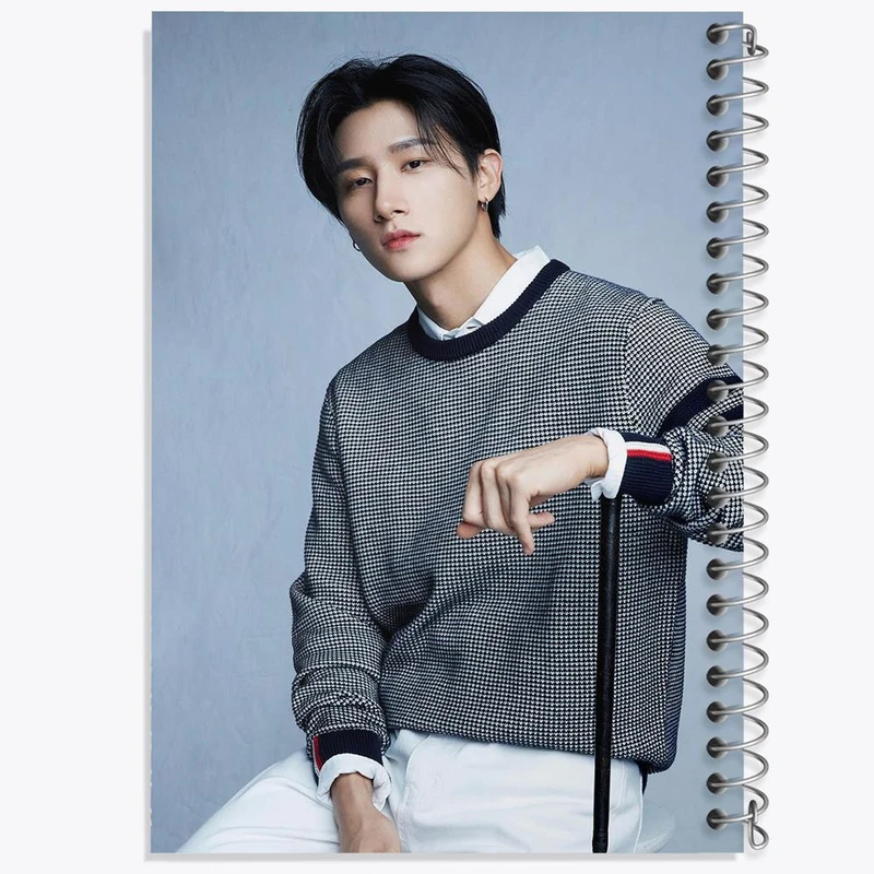 دفتر مشق 100 برگ خندالو طرح آی ام گروه مانستا اکس MONSTA X کد 21122
