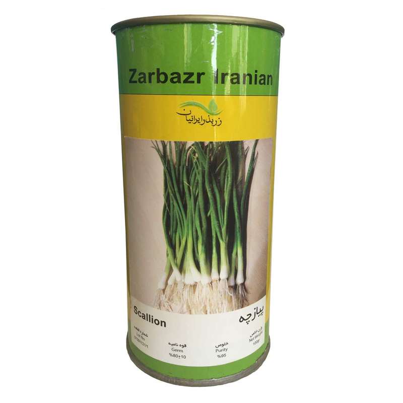 بذر پیازچه زر بذر ایرانیان قوطی 100 گرمی کد GH100g-19