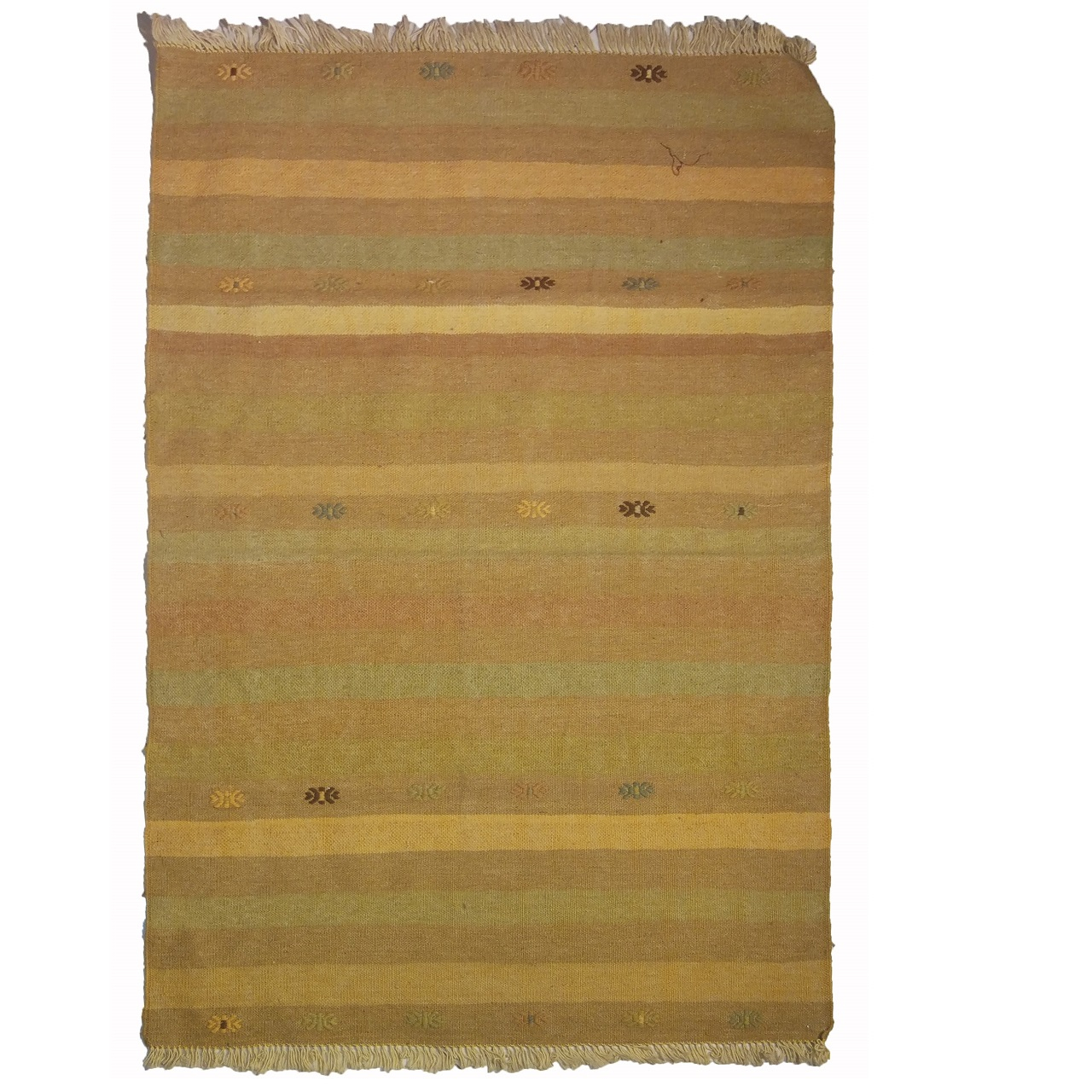 گلیم دستبافت یک و نیم متری نرمین کسا طرح سنتی کد NKP.B 113