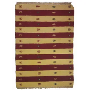 گلیم دستبافت نرمین کسا طرح سنتی کد NKP.B 115