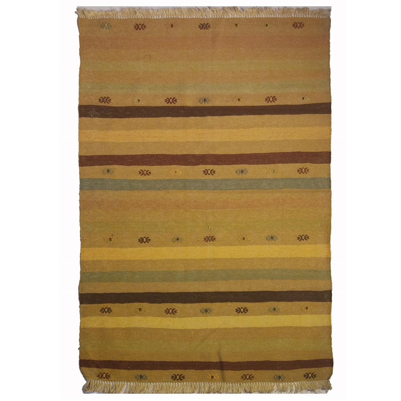 گلیم دستبافت نرمین کسا طرح سنتی کد NKP.B 116