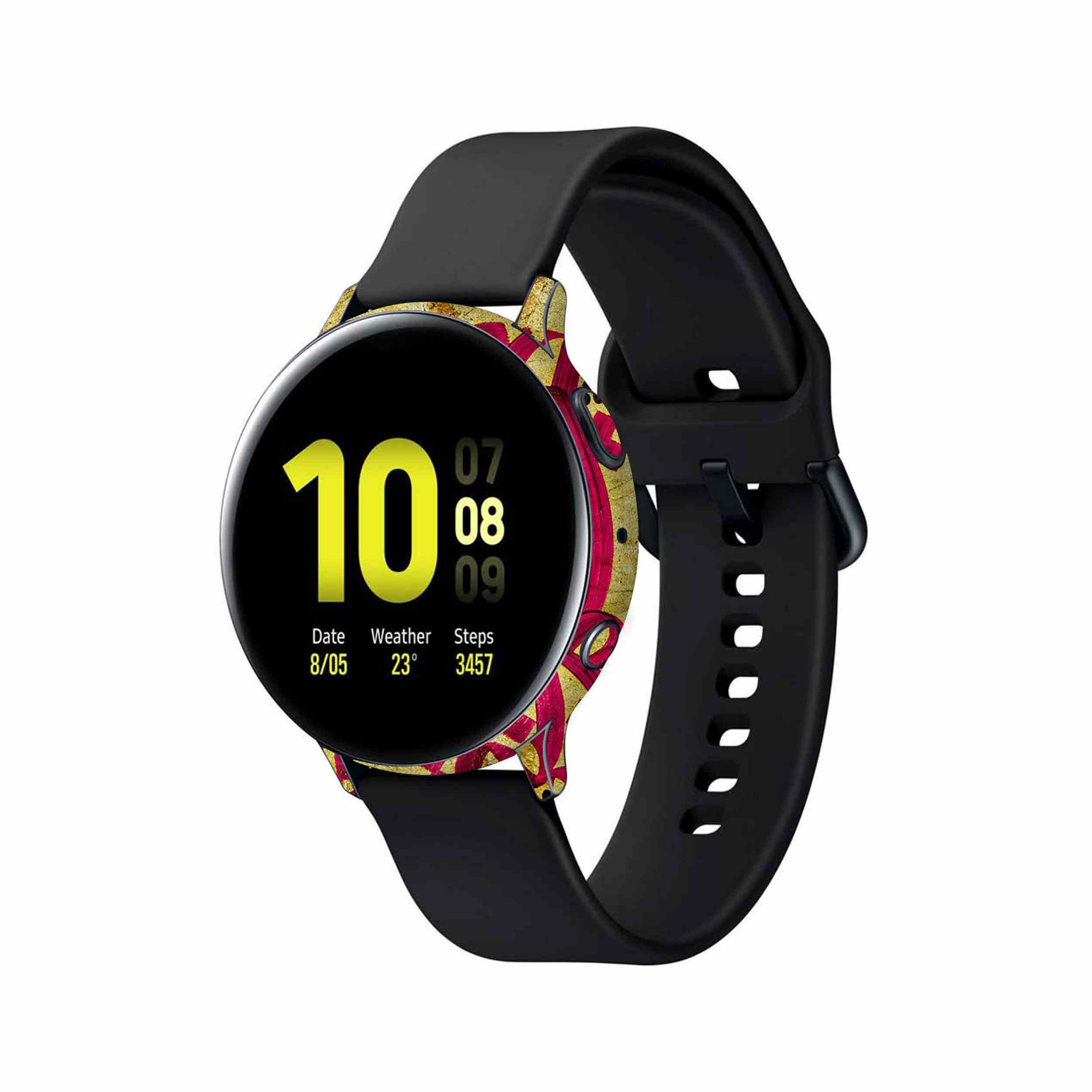 برچسب ماهوت طرح Nastaliq-5 مناسب برای ساعت هوشمند سامسونگ Galaxy Watch Active 2 44mm