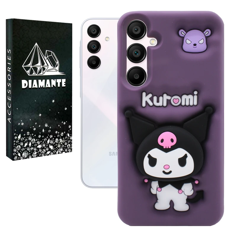 کاور دیامانته مدل Kuromi Bk مناسب برای گوشی موبایل سامسونگ Galaxy A15