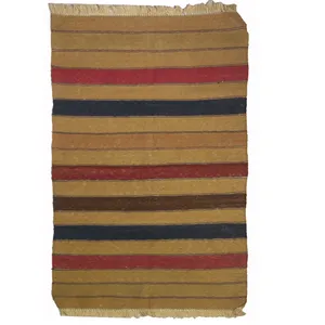 گلیم دستبافت ذرع چارک نرمین کسا طرح سنتی کد NKP.B 125