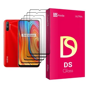 Asda DS Glass MIX004 Screen Protector For Realme C3 Pack Of 4