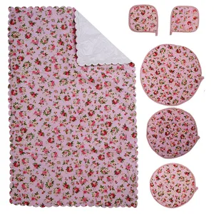 سرویس آشپزخانه 6 تکه روشا مدل Floral