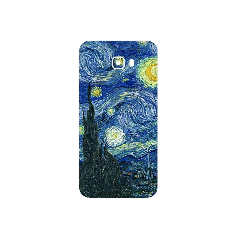 برچسب پوششی ماهوت مدل The Starry Night of van Gogh مناسب برای گوشی موبایل سامسونگ Galaxy C7 Pro