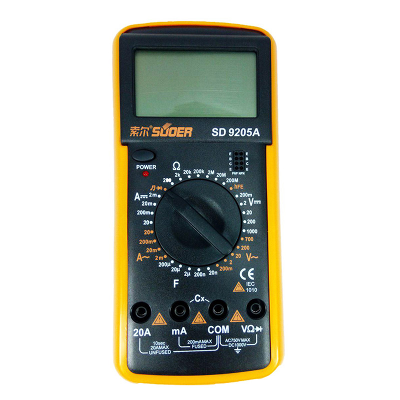 مولتی متر دیجیتال مدل SD9205A مولتی متر دیجیتال مدل SD9205A