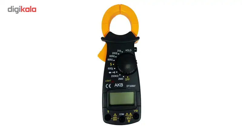 مولتی متر کلمپی مدل DT3266F به همراه 4 عدد باتری نیم قلمی