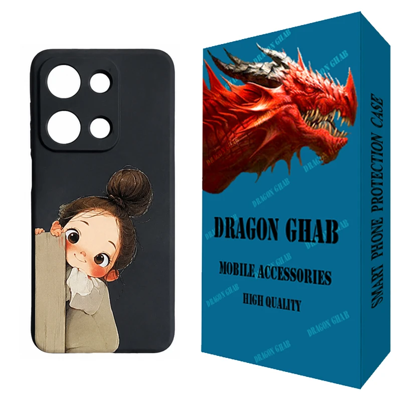 کاور دراگون قاب مدل CHPD کد B - 003 مناسب برای گوشی موبایل شیائومی Redmi Note 13 4G